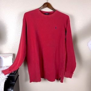 Polo Sport Red Men’s Thermal Long Sleeves Size XL